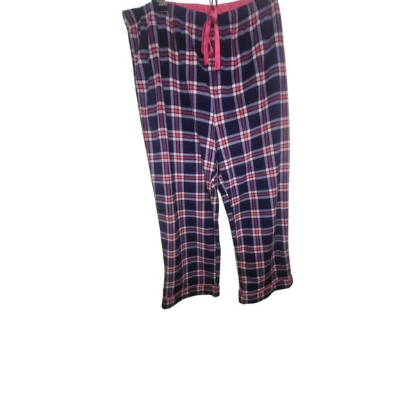 Anne Klein-Women's Blue and pink Flannel Pajama pant set size XXL(22/24) - Picture 5 of 6